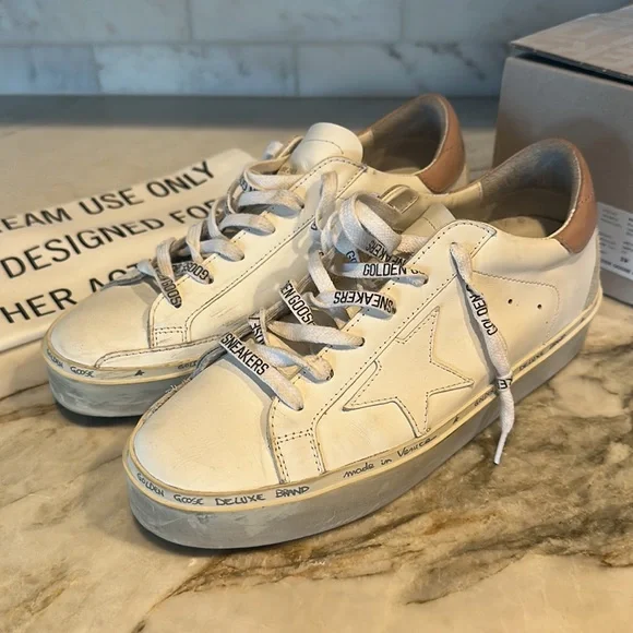 Golden Goose Hi Star Classic 39 EUC, white/Turtledove/Ice - Picture 2 of 5